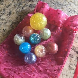 Galaxy glitter slime